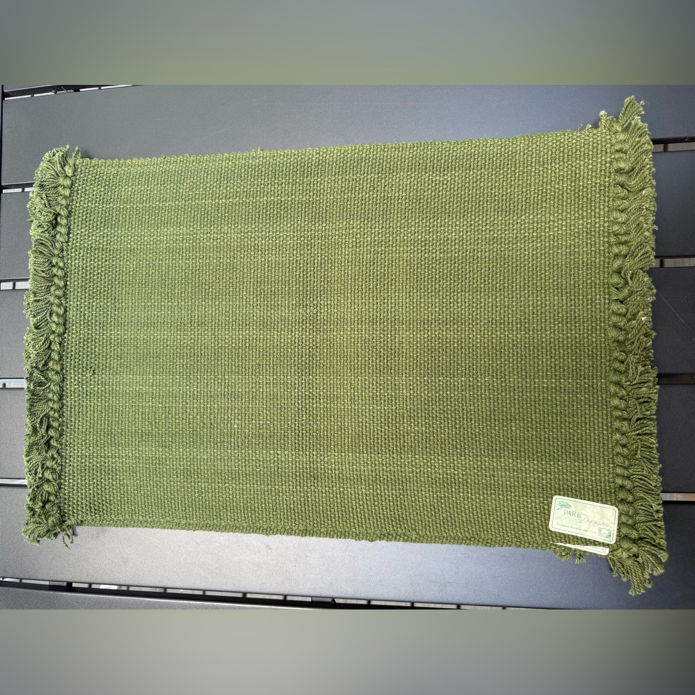 Park Designs Casual Classics Evergreen Woven Placemats, Set of 5